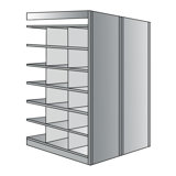 6 inch deep shelving unit