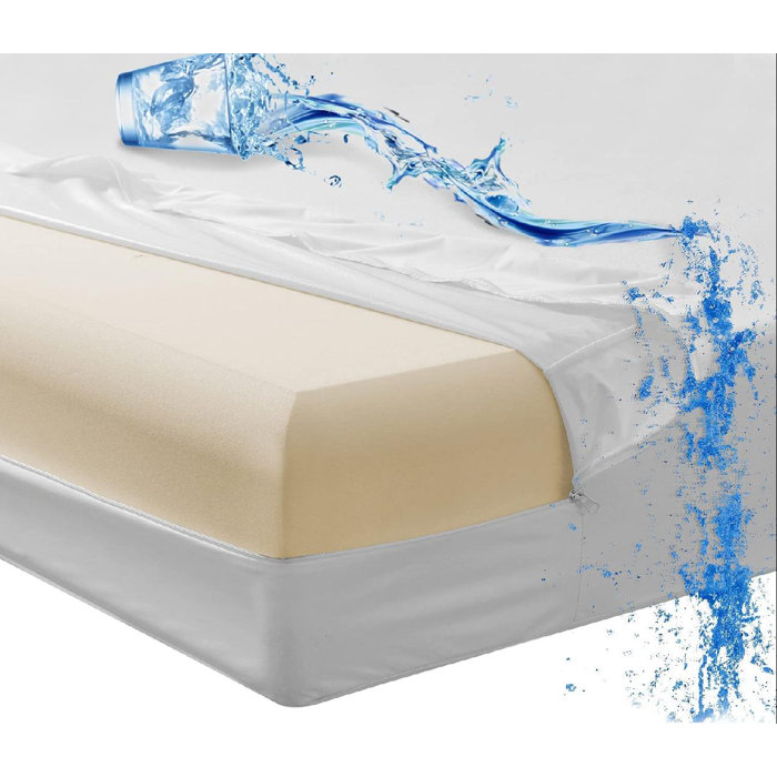 jxwuku Waterproof Zippered Mattress Protector | Wayfair