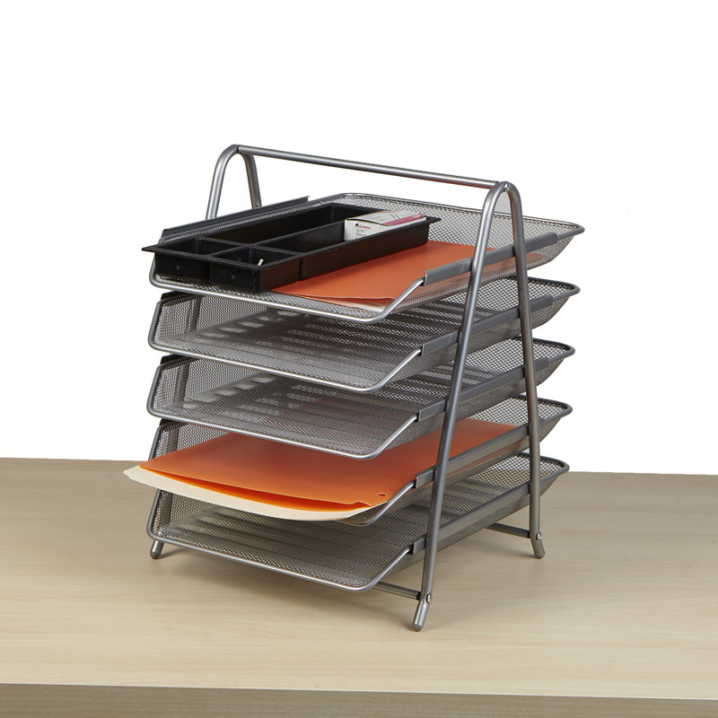 Mind Reader 5 Tier Steel Mesh Paper Tray Desk Organizer Reviews