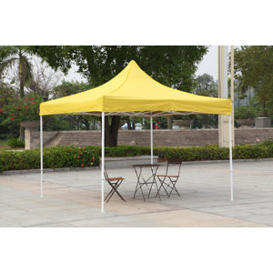 10 Ft. W x 10 Ft. D Steel Pop-Up Canopy
