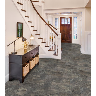 Click Lock Vinyl Tile Flooring Wayfair Click Lock 9 X 60 6mm Luxury Vinyl Tile