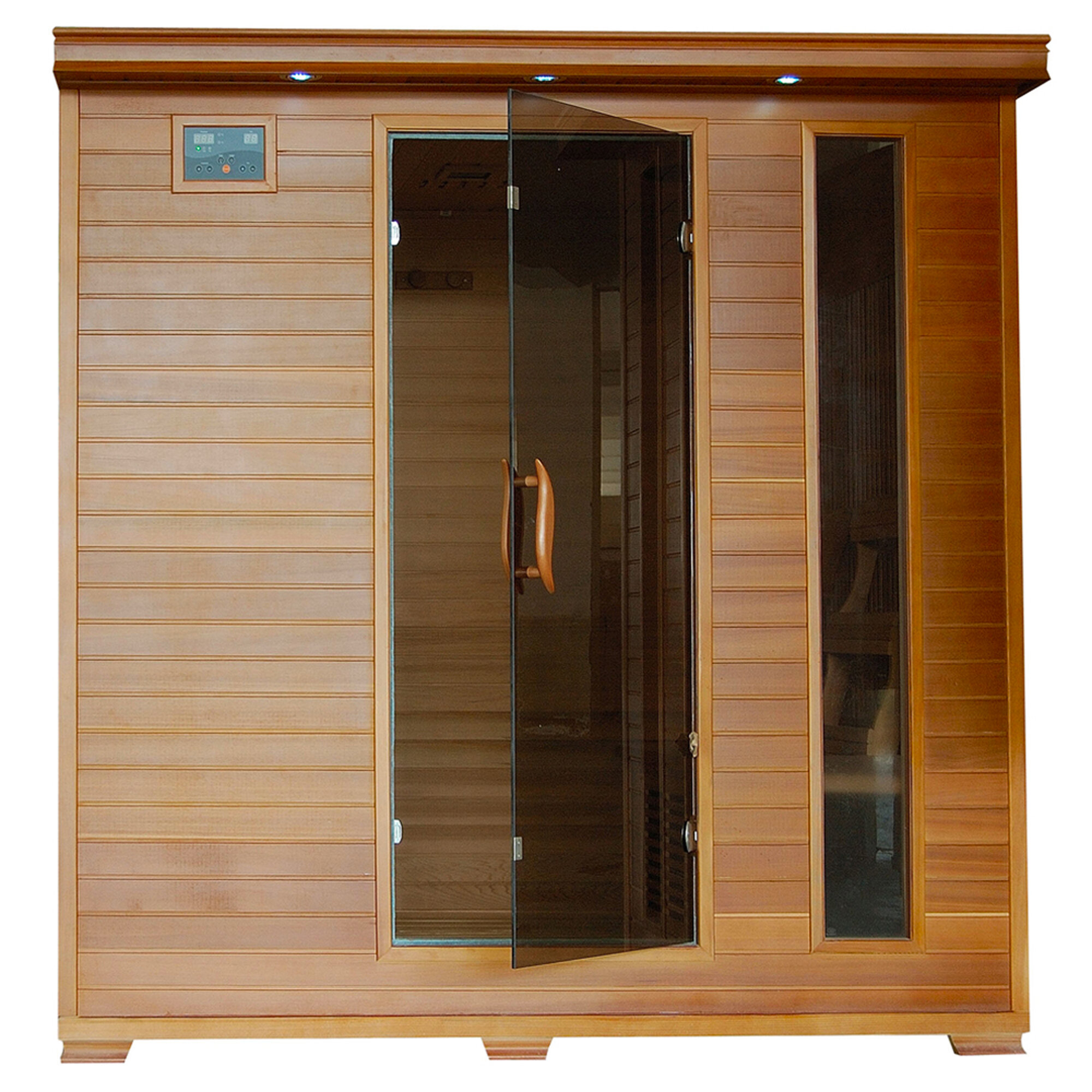 Heatwave 6 - Person Indoor FAR Infrared Sauna in Cedar | Wayfair