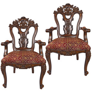 The Isabella Ornate Armchair (Set of 2)