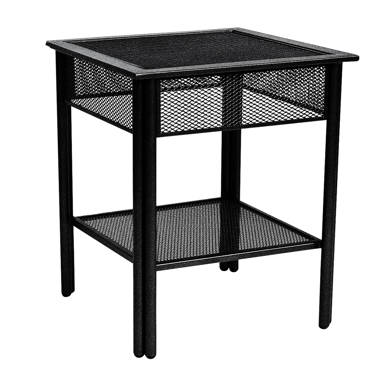 occasional metal side table woodard