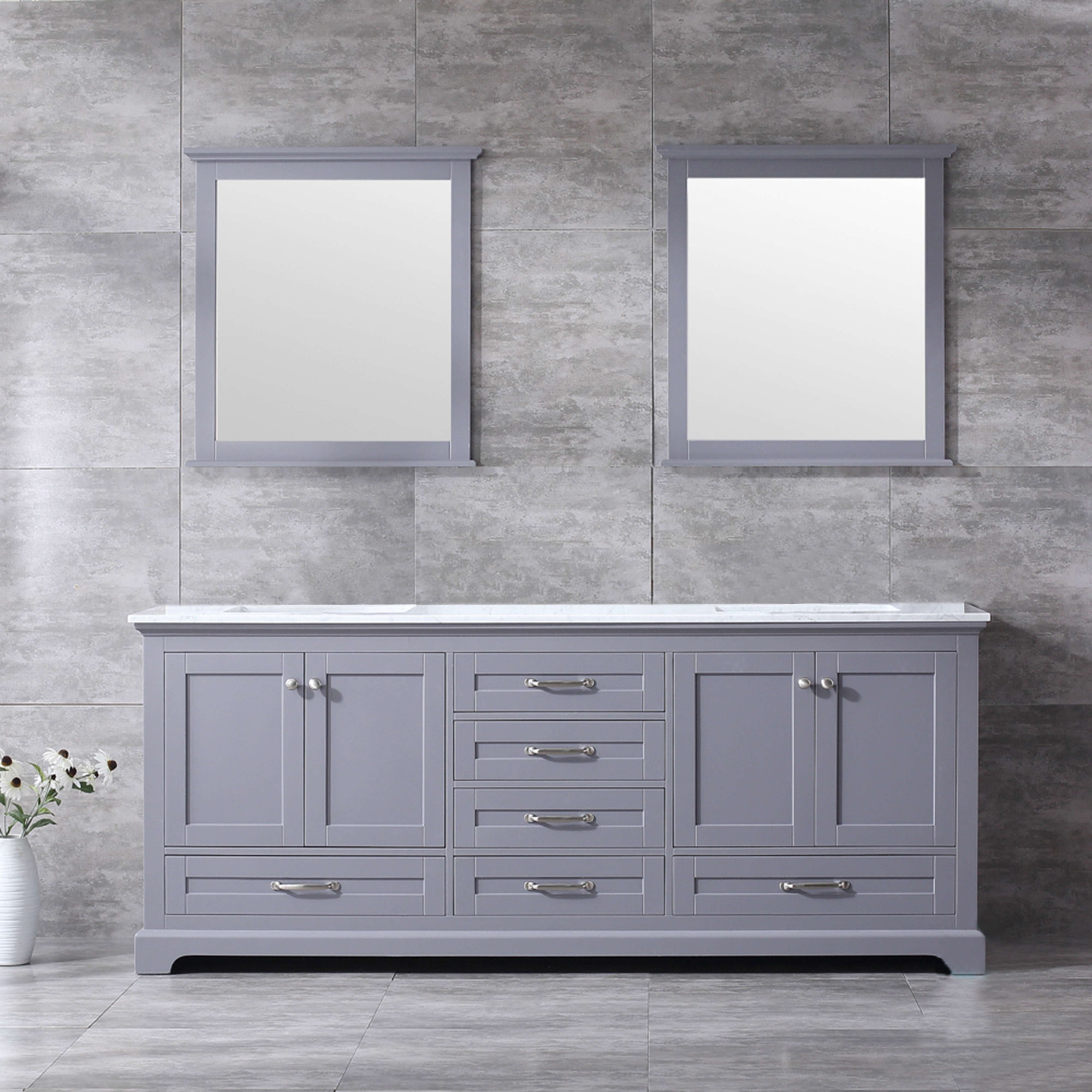 Red Barrel Studio Drumgurland 80 Double Bathroom Vanity Set With Mirror Reviews Wayfair