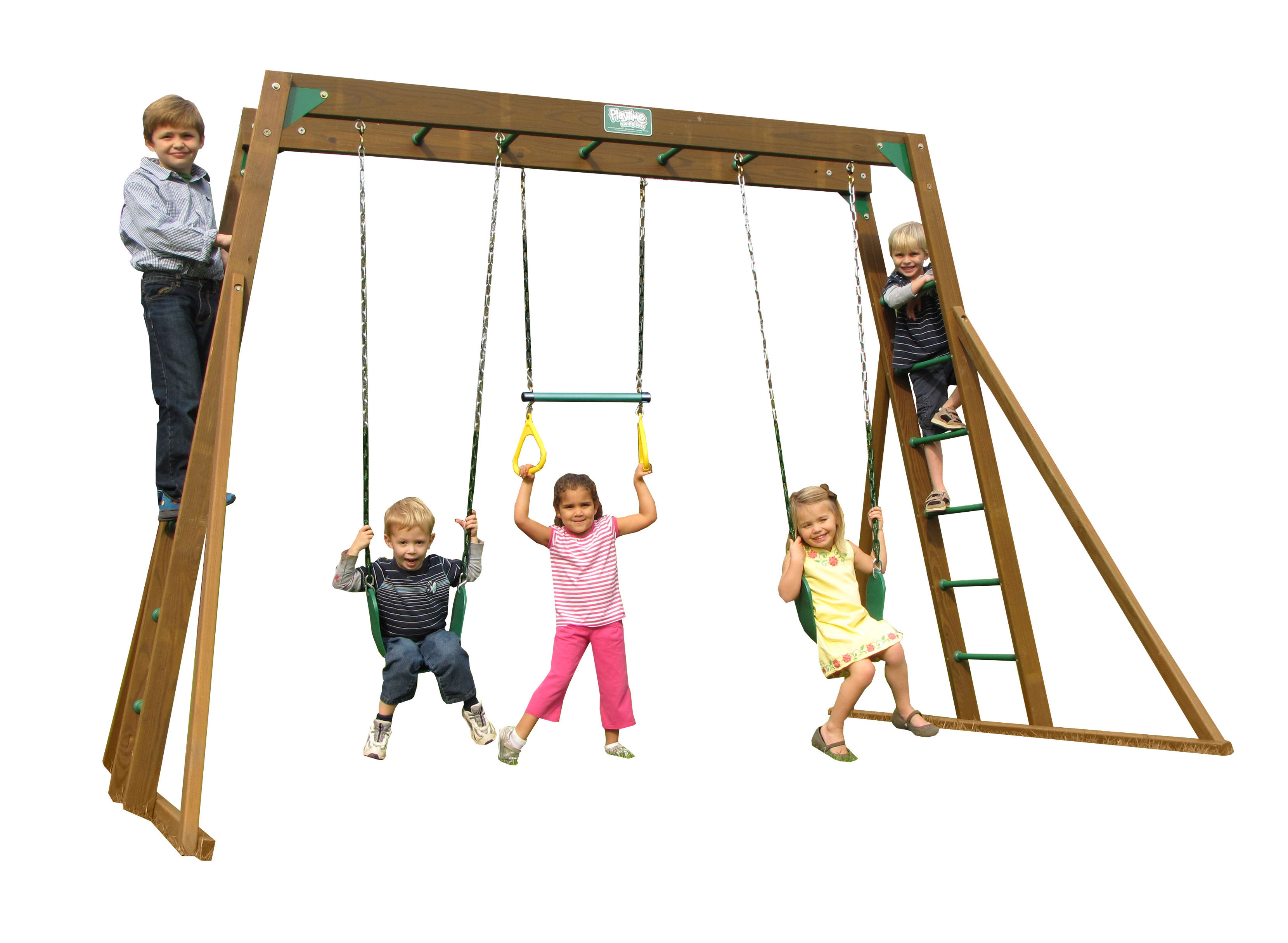 Creative Playthings Classic Top Ladder Swing Set & Reviews Wayfair