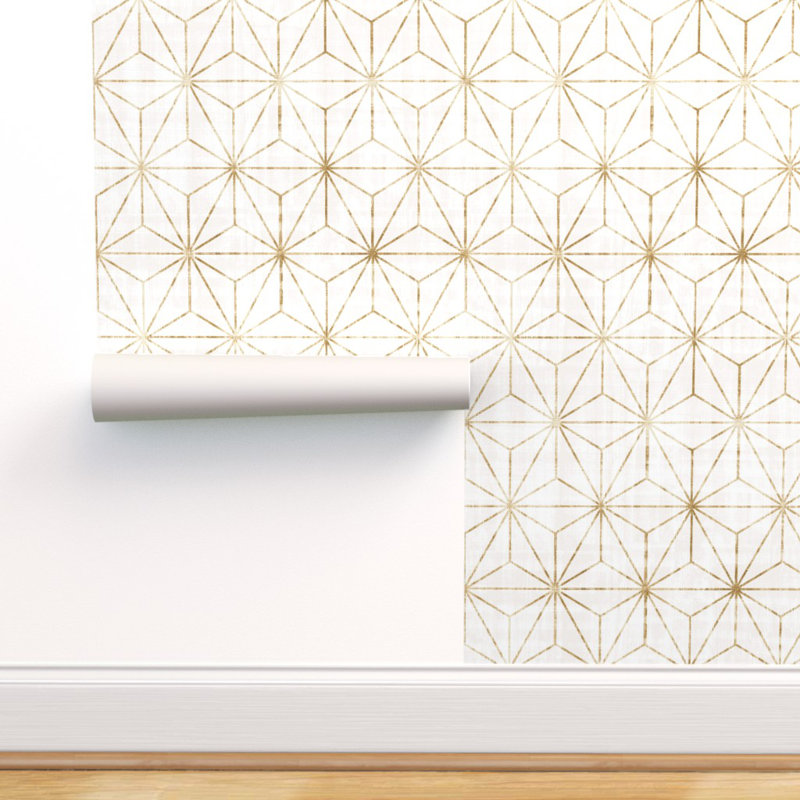 Ivy Bronx Lofton Geometric Removable Peel And Stick Wallpaper