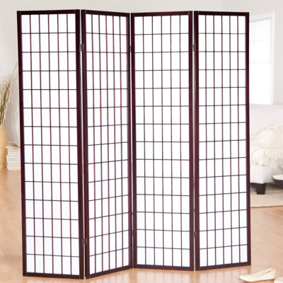 Kwiatkowski 71" H Folding Room Divider