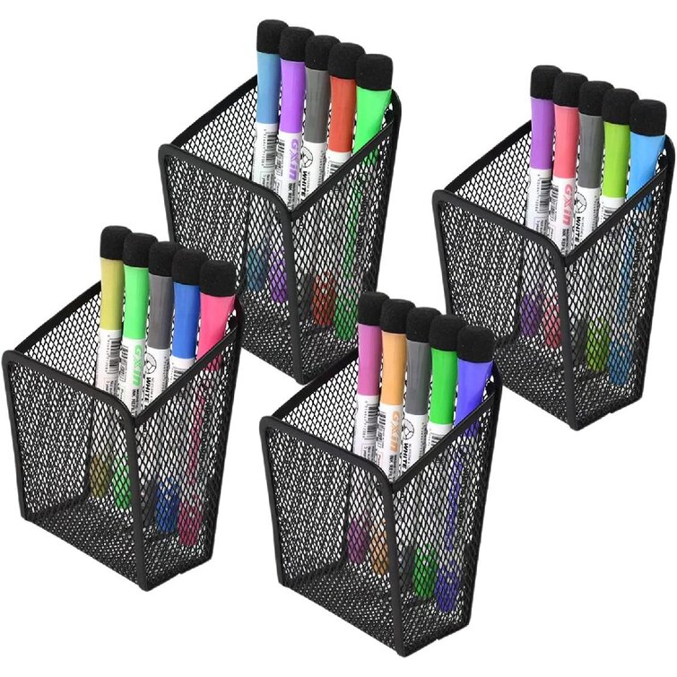Pencil Tray Mesh Pen Holder Stationery Container Storage Desk Tidy Organiser