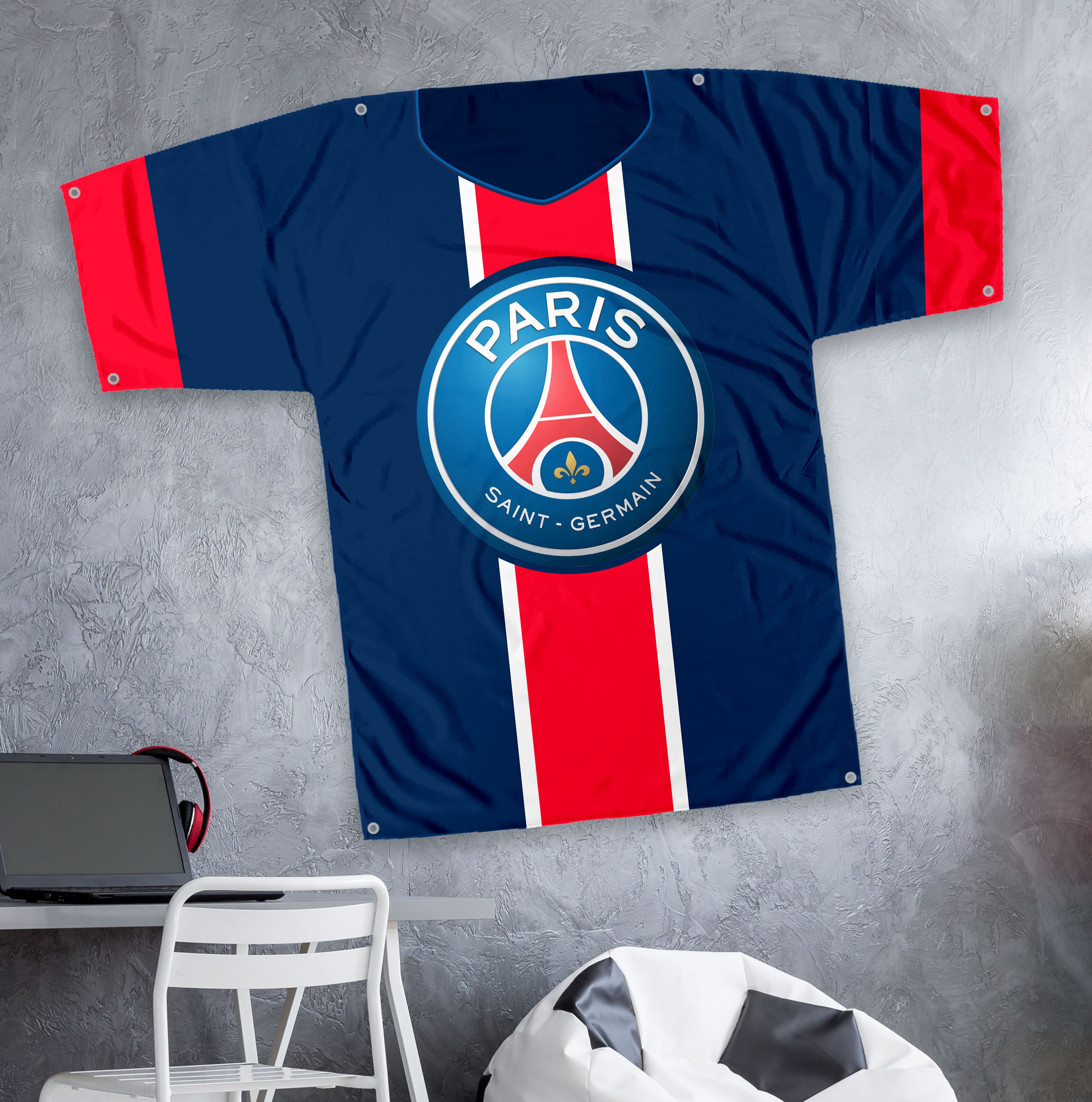 Winning Streak Sports Paris Saint Germain Fc Printed Jersey Banner Wall Decor Wayfair