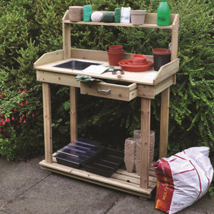 Garden Bench Potting Benches Wayfair Co Uk Potting Bench