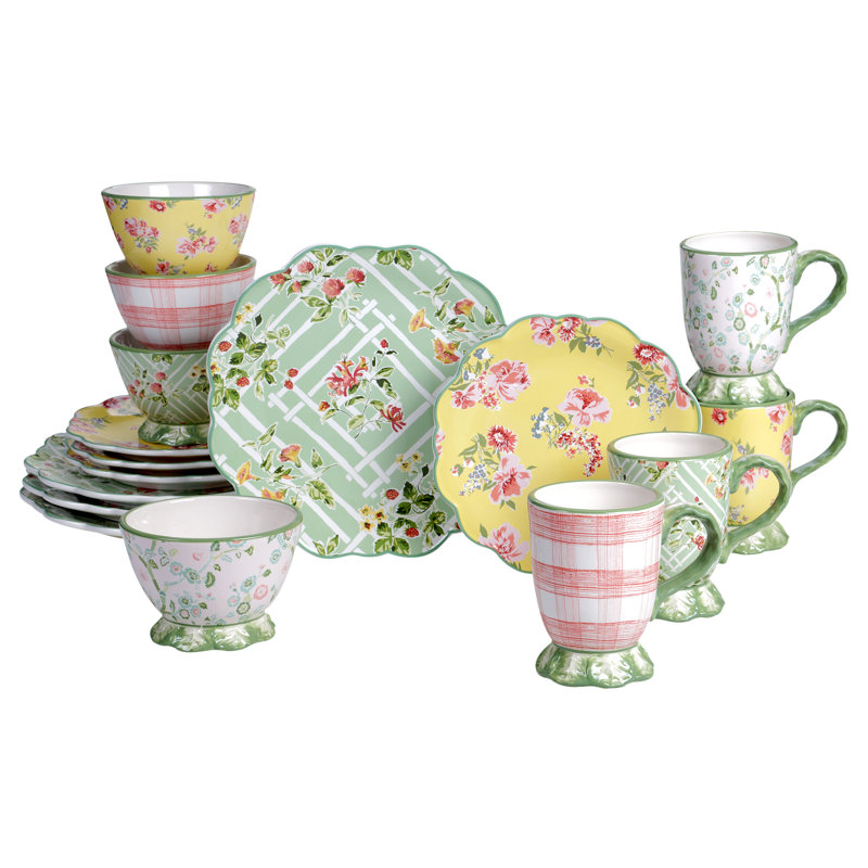 Hong 16 Piece Dinnerware Set, Service 