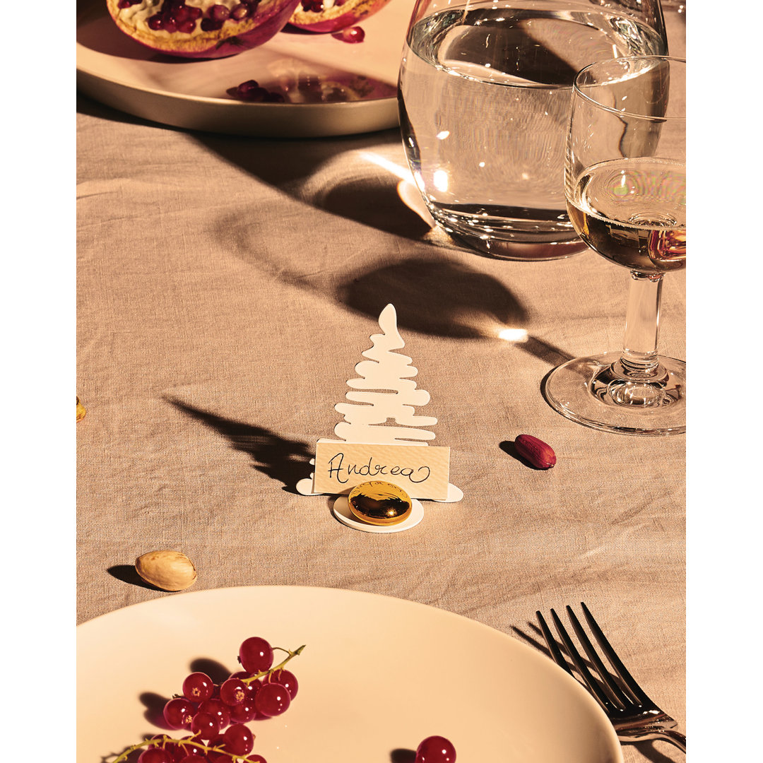 Alessi Weihnachtsbaum Set 2-teilig Weiß BM16S2/W