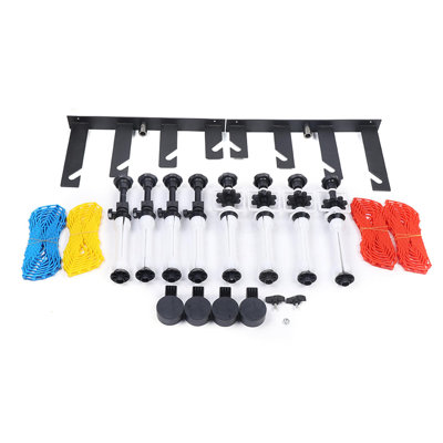 4 Roller Wall Mounting Manual Background Support System