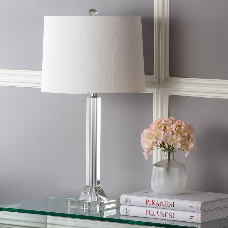 wayfair glass table lamps