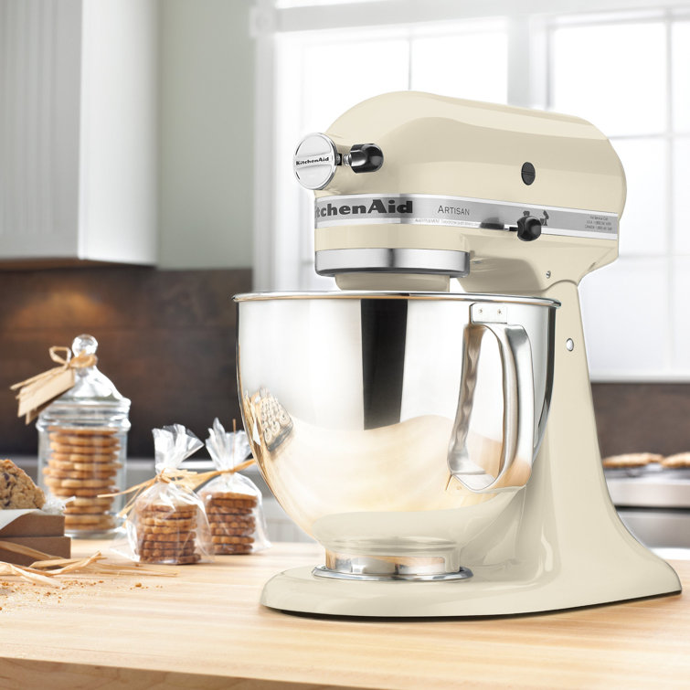 Kitchenaid Artisan Series Tilt Head 10 Speed 5 Qt Stand Mixer Ksm150psac Includes Dough Hook Reviews Wayfair