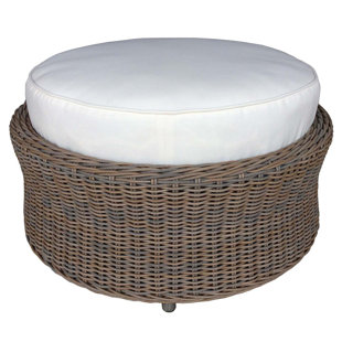 Go to store & view more images Hobbs Outdoor Ottoman with Cushion by Bayou Breeze