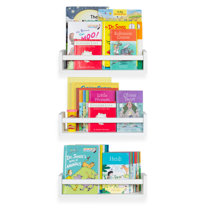Kids Wall Mounted Bookshelf Wayfair