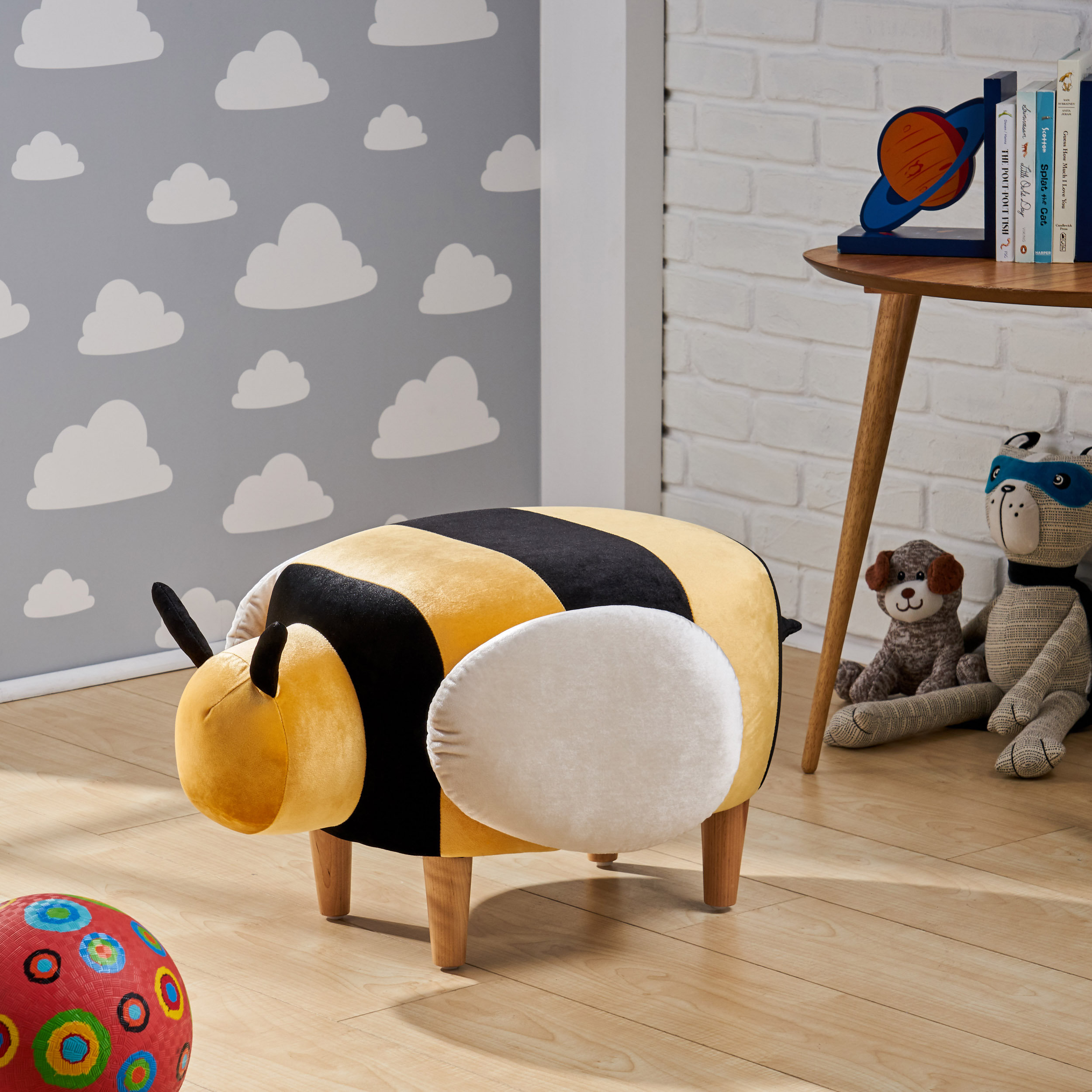 Zoomie Kids Tani Bumble Bee Ottoman Reviews Wayfair