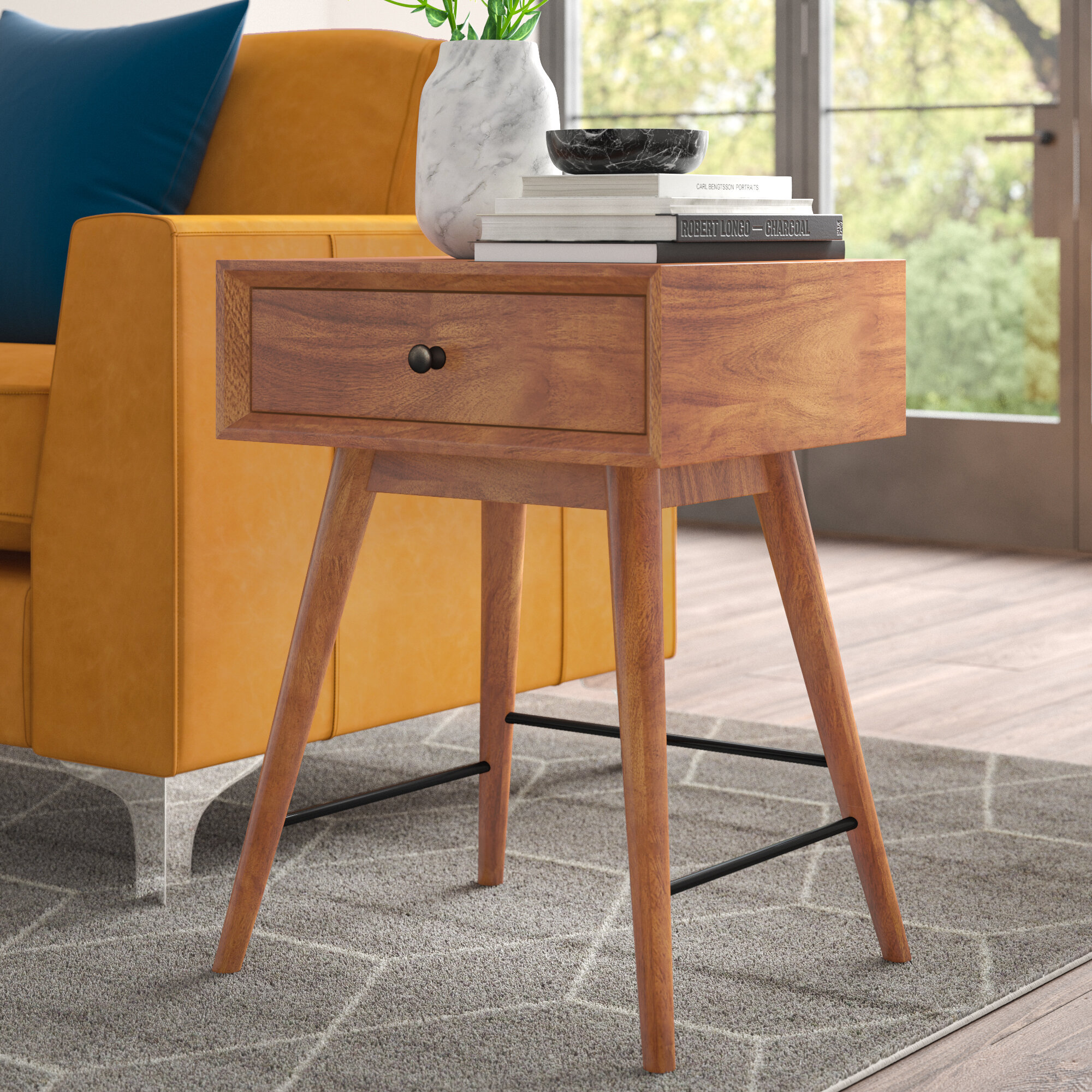 Featured image of post Mid Century Side Table With Drawer - Explore 82 listings for mid century side table at best prices.