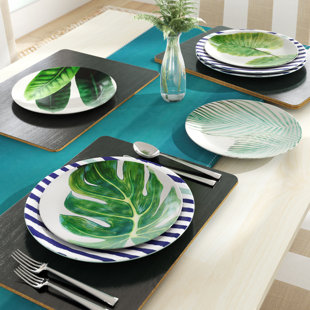 Nawrocki Leaves Melamine Salad Plate Set of review