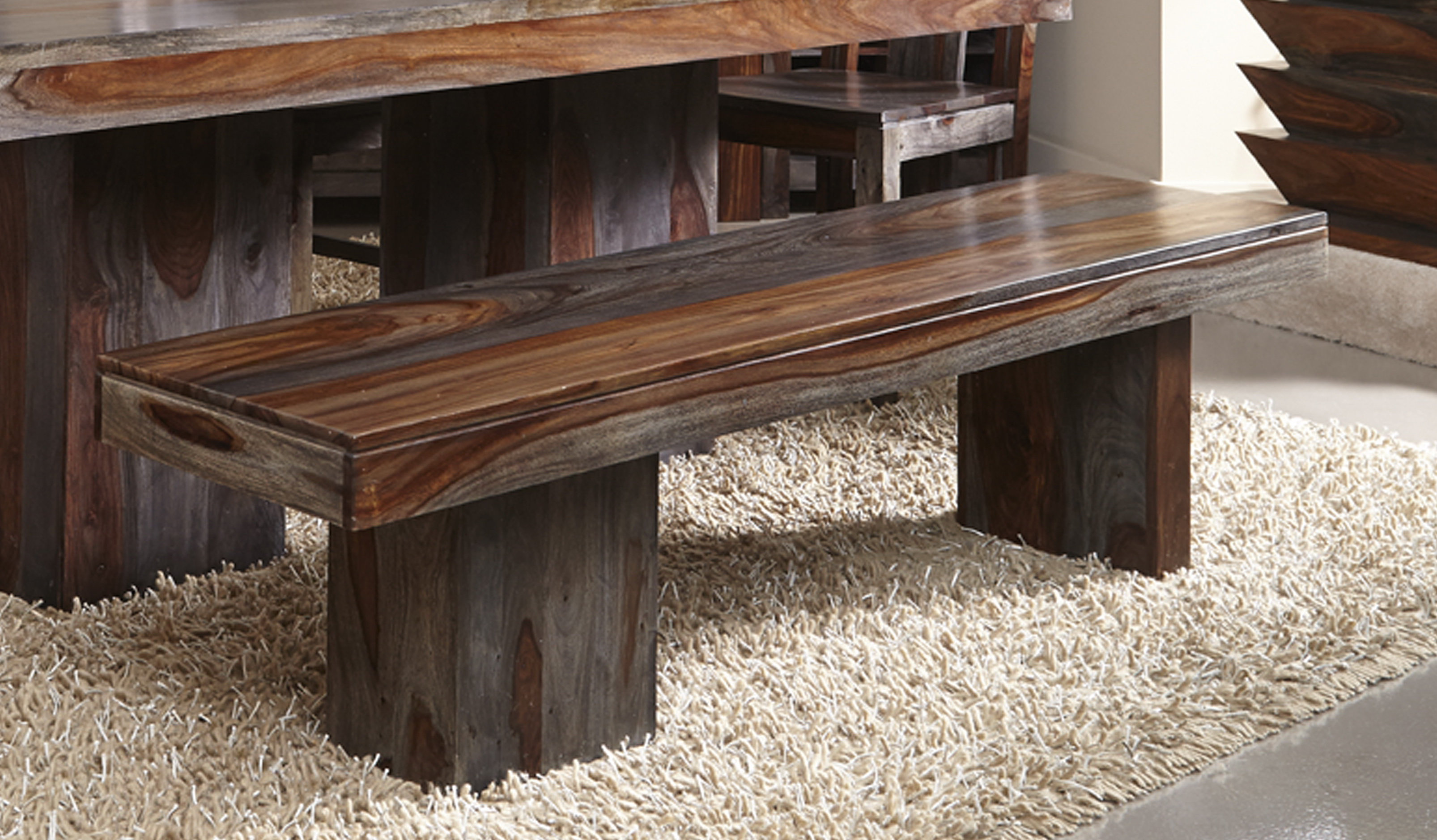 Loon Peak Cothern Wooden Bench Reviews Wayfair