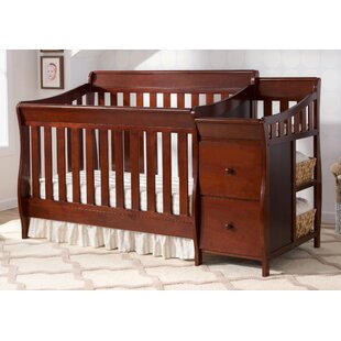 Black Pink Crib Changing Table Combo You Ll Love In 2020 Wayfair