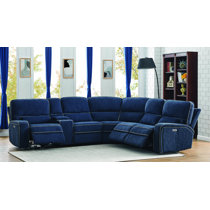 Blue Reclining Sectionals You Ll Love In 2021 Wayfair