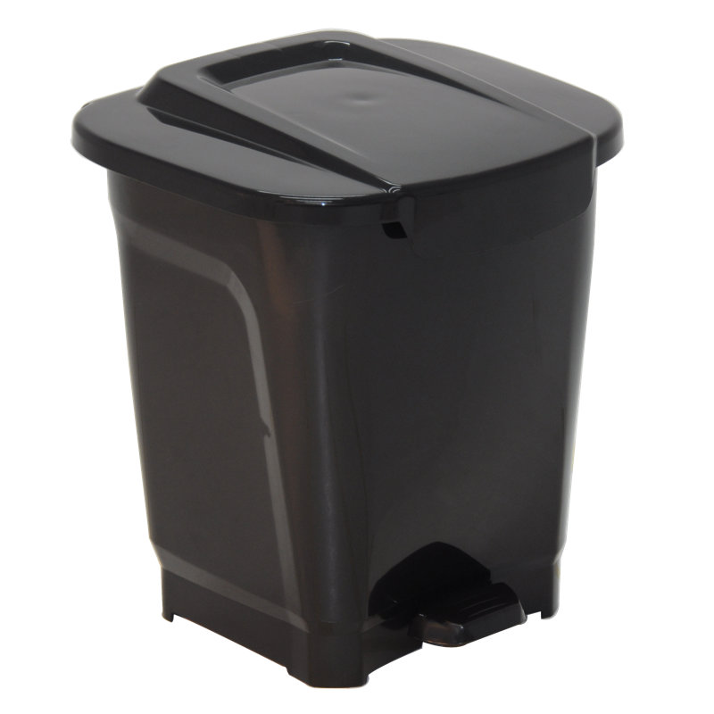 plastic rubbish bins