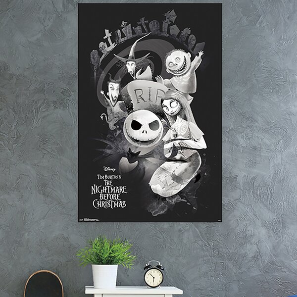 The Nightmare Before Christmas Rip Paper Print