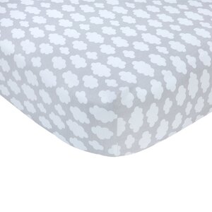 Cloud Sateen Crib Fitted Sheet