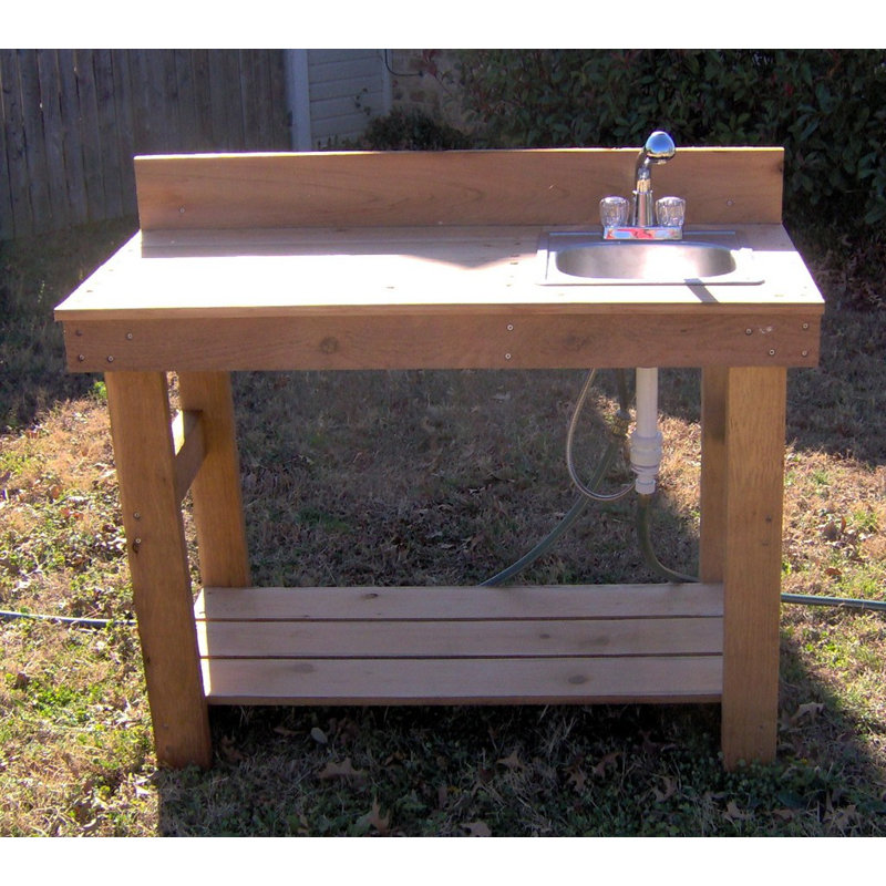 Threeman Products Cedar Potting Bench Wayfair Cedar Potting Bench