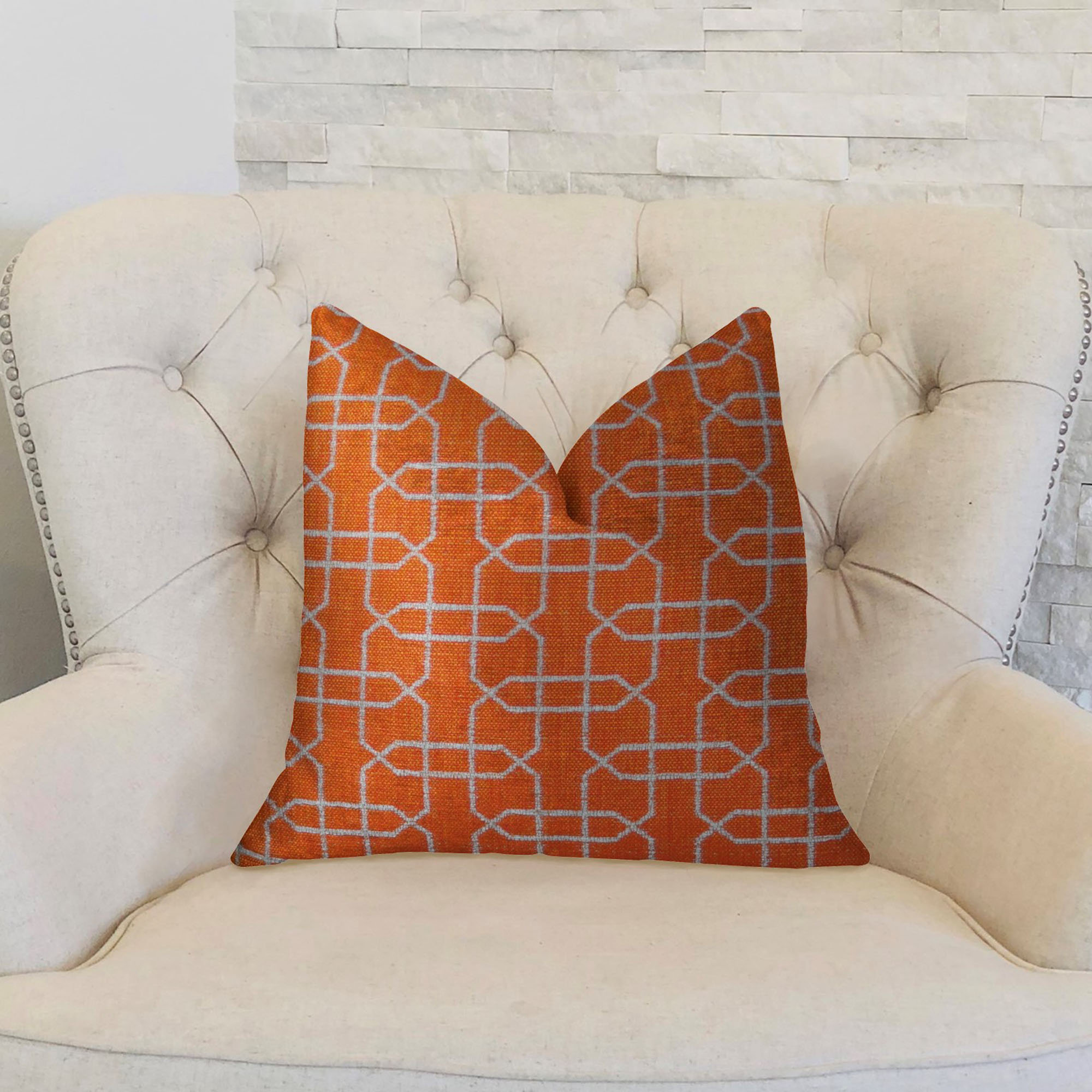 Plutus Brands Ardmore Persimmon Handmade Throw Pillow Wayfair