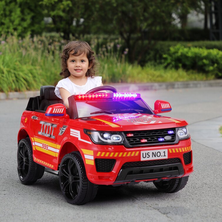 electric ride on police car