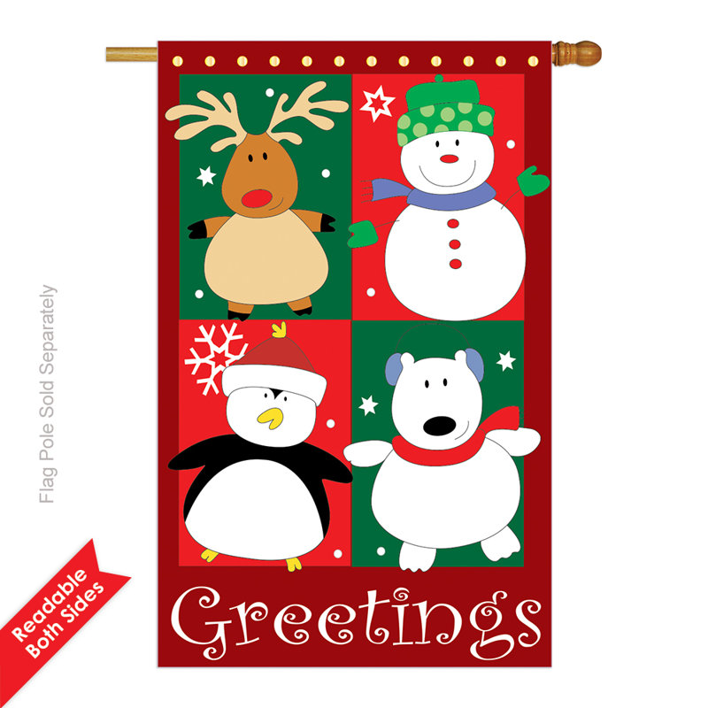Breeze Decor Two Group H114063 P2 Pal S Greetings Winter Christmas
