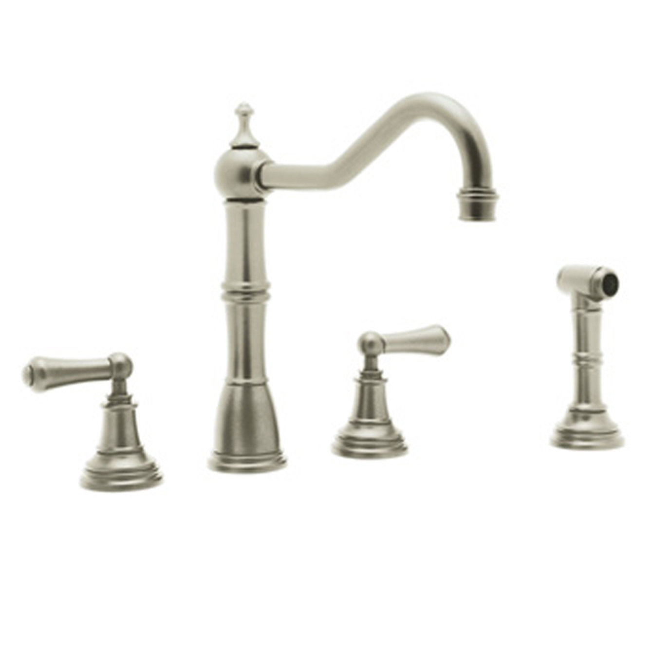 Perrin Rowe Perrin And Rowe Double Handle Kitchen Faucet Wayfair