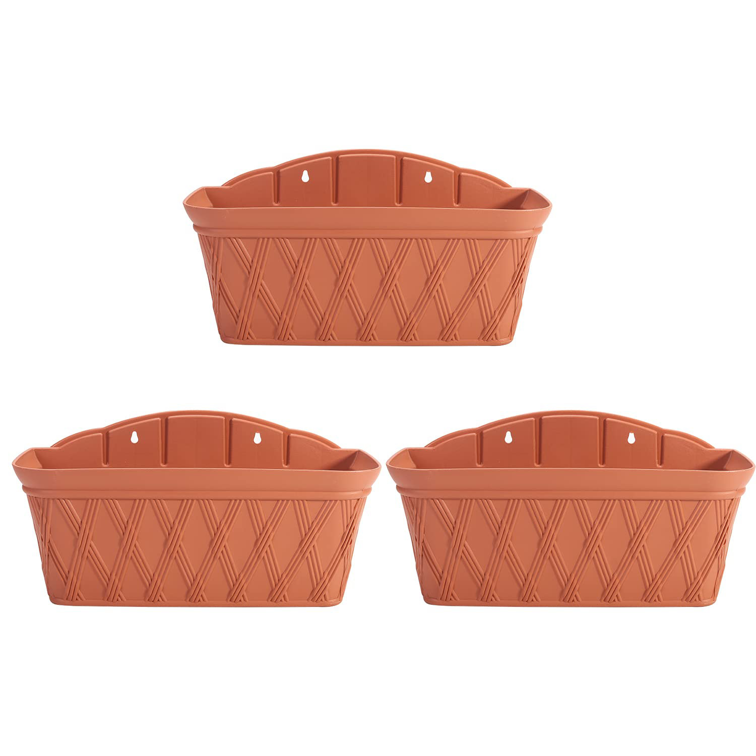 Red Barrel Studio® Plastic Wall Planter Wayfair