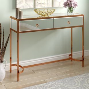 Hayashi Mirrored Console Table