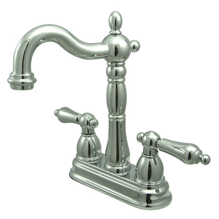 Heritage Double Handle Kitchen Faucet Joss Main Heritage Double Handle Kitchen Faucet