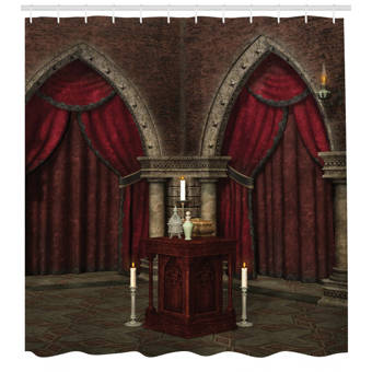 Carnation Home Fashions Lexington Single Shower Curtain Reviews Wayfair