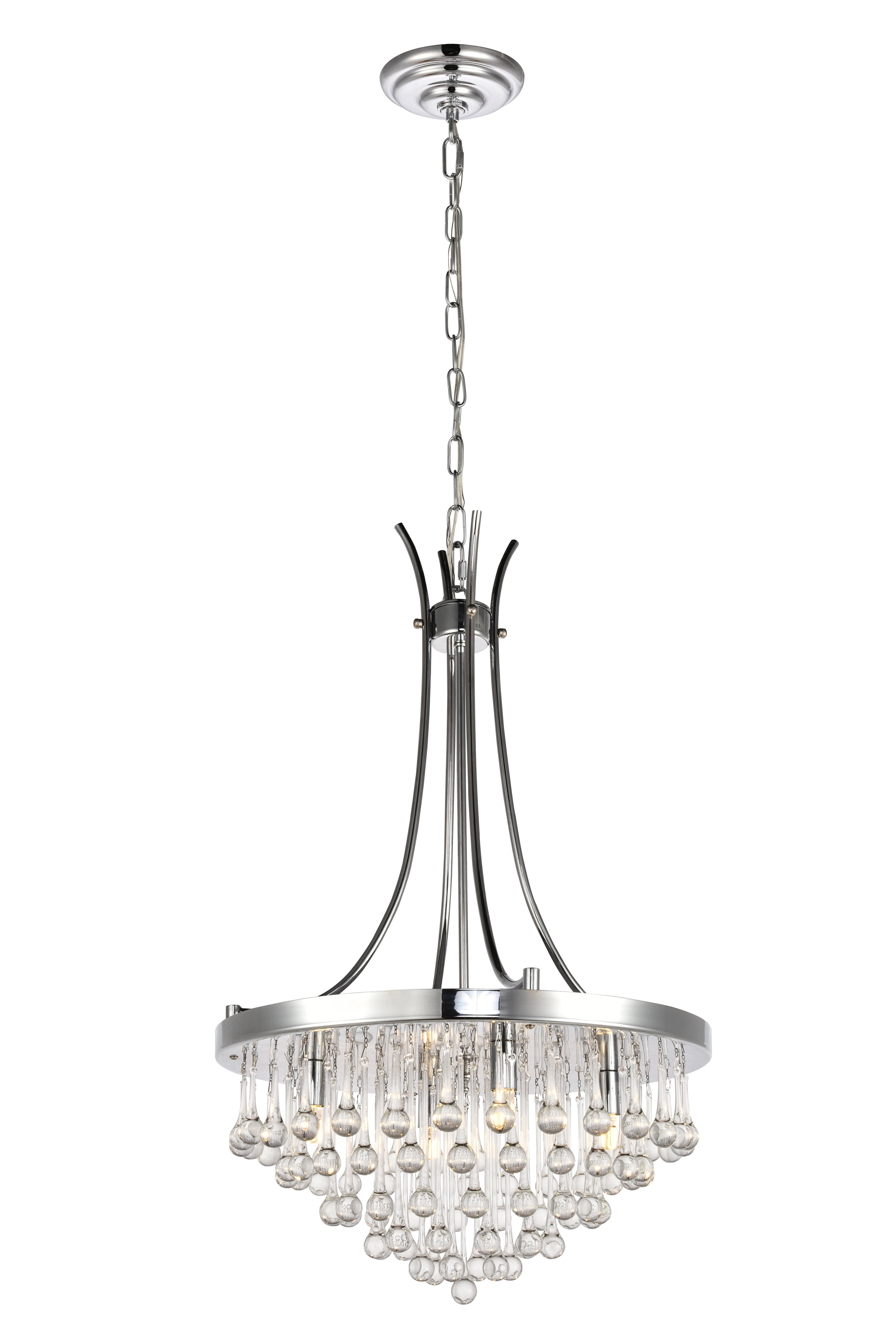 Mercer41 Azu 4 Light Crystal Chandelier Wayfair