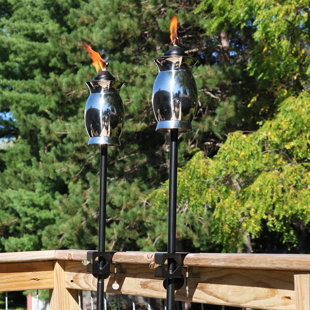 Decorative Torches You Ll Love Wayfair Connor Outdoor Garden Torch Set Of 2