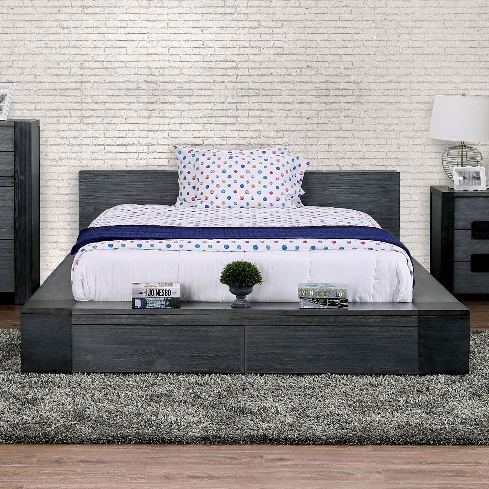 Orren Ellis Lavallee Storage Platform Bed Wayfair