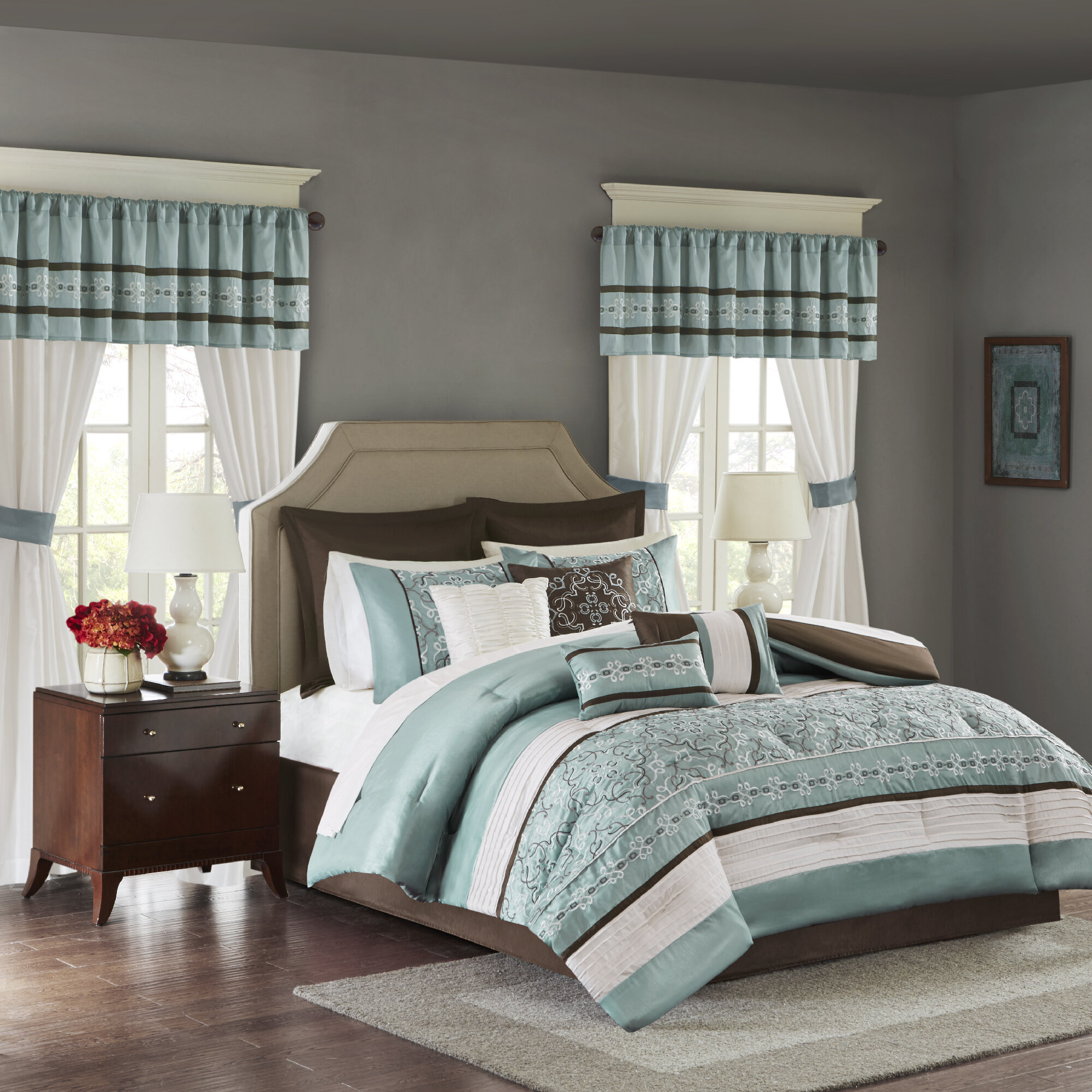 Bedding Sets With Curtains Drapes You Ll Love In 2021 Wayfair