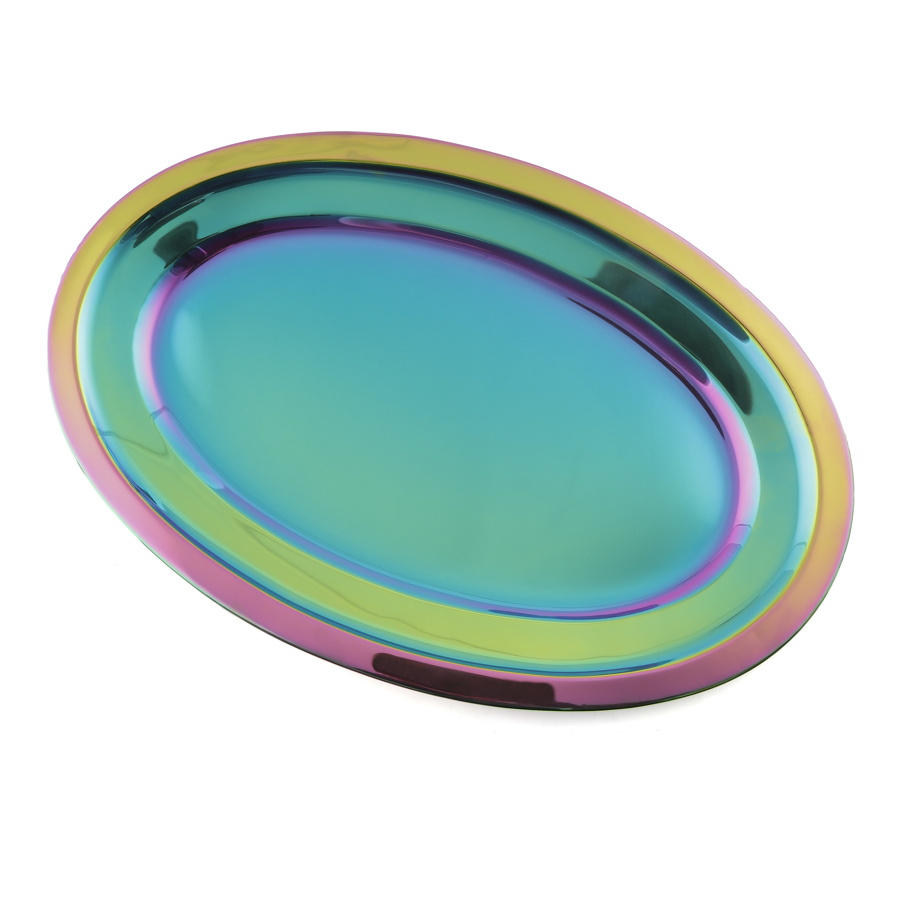 Home & Living Home Décor Electric Rainbow Decorative Tray Decorative