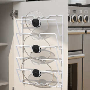 Pantry Door Rack Wayfair Canipe Lid Rack Cabinet Door Organizer
