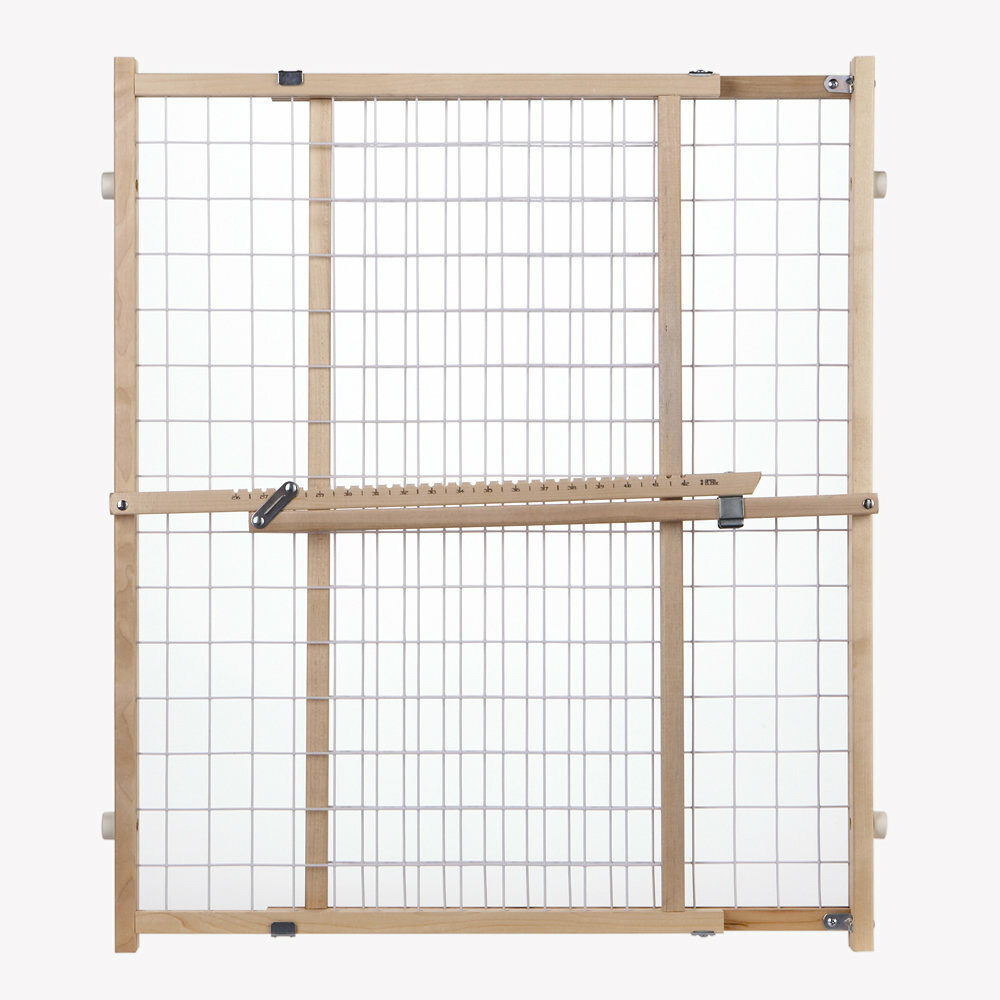 mesh pet gate with door