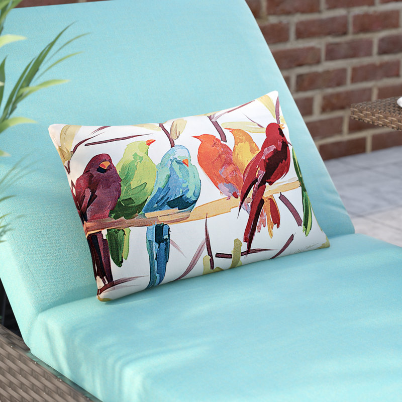 Brayden Studio Thornaby Flocked Together Birds Indoor Outdoor