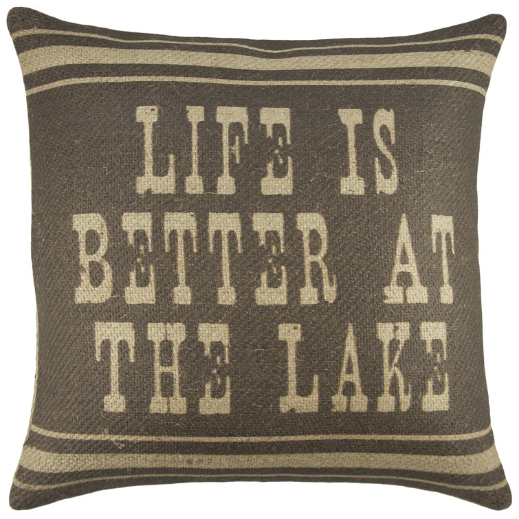 lake throw pillows