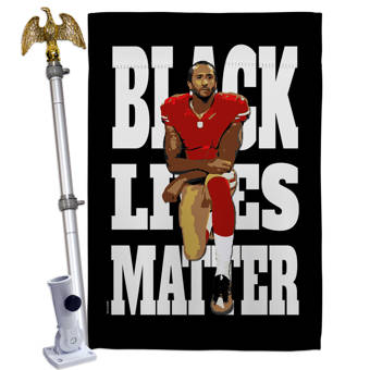 Ornament Collection Black Lives Matter Anti Racism 2 Sided Polyester 40 X 28 Flag Set Wayfair
